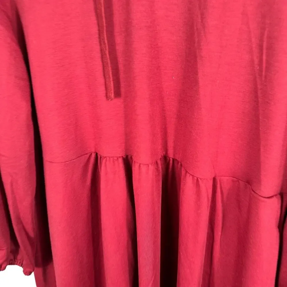 BloomChic Red Pullover Hoodie Dress Size 18–20 - Picture 5 of 5